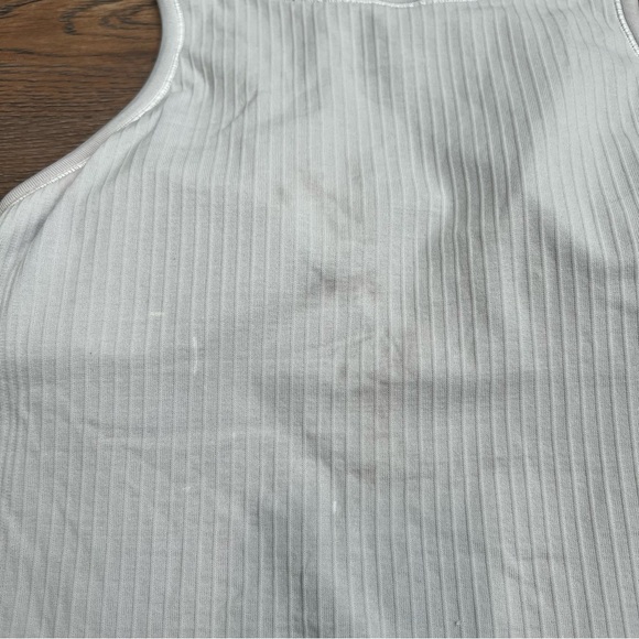 Lululemon Ebb To Street Racerback Crop Tank Top Lavender Size 8 Flawed* - Picture 2 of 8